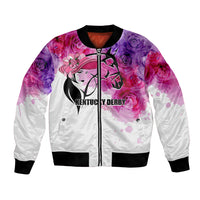 Kentucky Horse Racing Bomber Jacket Derby Girl LT6 - Wonder Print Shop