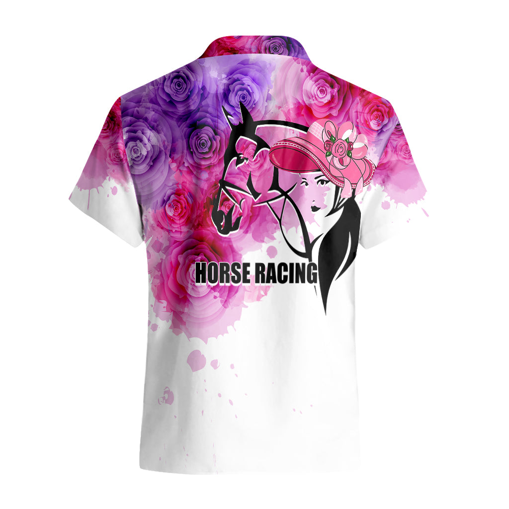 Kentucky Horse Racing Hawaiian Shirt Derby Girl LT6 - Wonder Print Shop