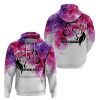 Kentucky Horse Racing Hoodie Derby Girl LT6 - Wonder Print Shop