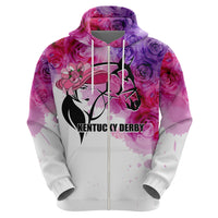 Kentucky Horse Racing Hoodie Derby Girl LT6 - Wonder Print Shop