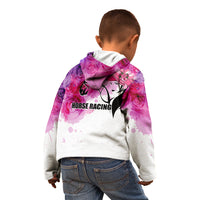 Kentucky Horse Racing Kid Hoodie Derby Girl LT6 - Wonder Print Shop