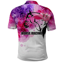 Kentucky Horse Racing Polo Shirt Derby Girl LT6 - Wonder Print Shop
