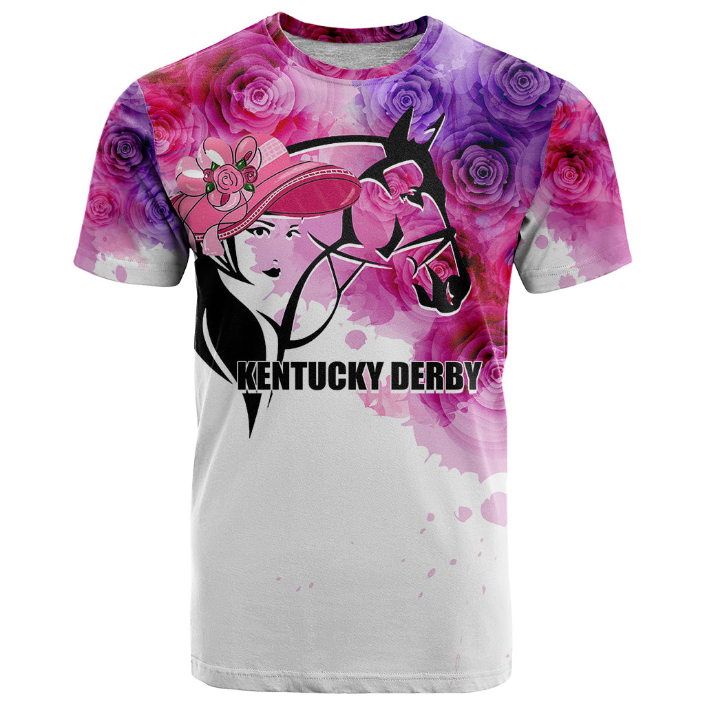 Kentucky Horse Racing T Shirt Derby Girl LT6 - Wonder Print Shop