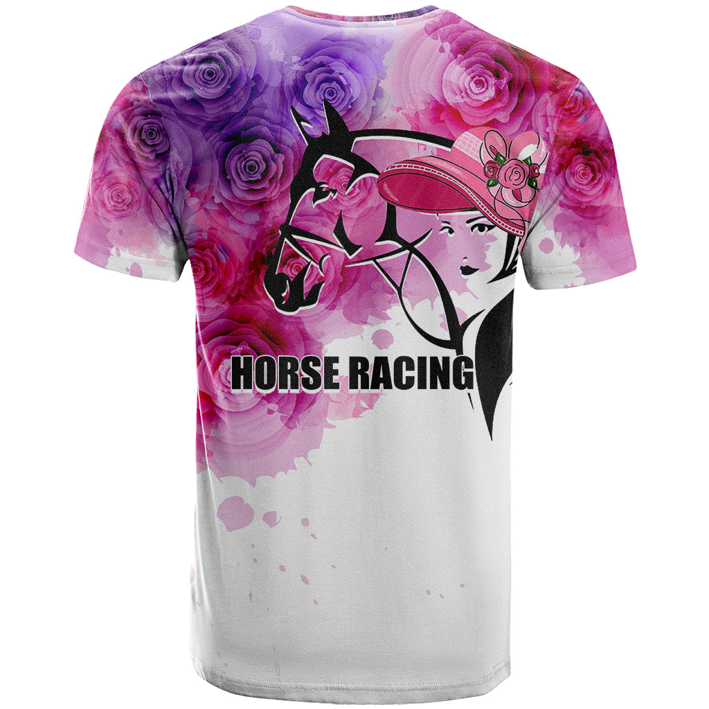 Kentucky Horse Racing T Shirt Derby Girl LT6 - Wonder Print Shop