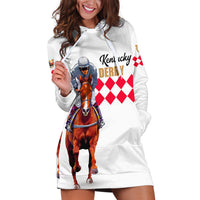 Kentucky Horse Racing Hoodie Dress LT6 - Wonder Print Shop