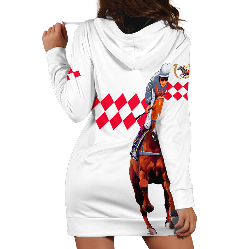 Kentucky Horse Racing Hoodie Dress LT6 - Wonder Print Shop