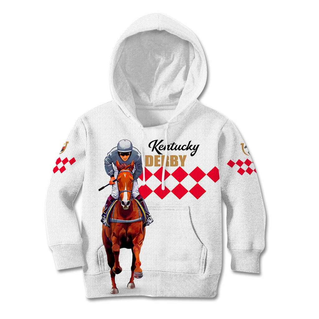 Kentucky Horse Racing Kid Hoodie LT6 - Wonder Print Shop