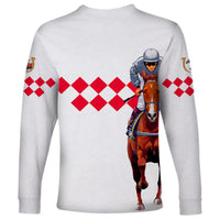 Kentucky Horse Racing Long Sleeve Shirt LT6 - Wonder Print Shop