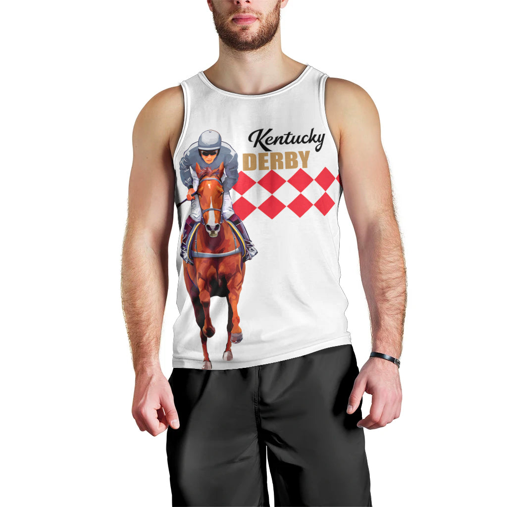 kentucky-horse-racing-men-tank-top