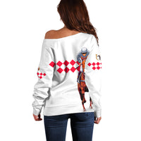 Kentucky Horse Racing Off Shoulder Sweater LT6 - Wonder Print Shop
