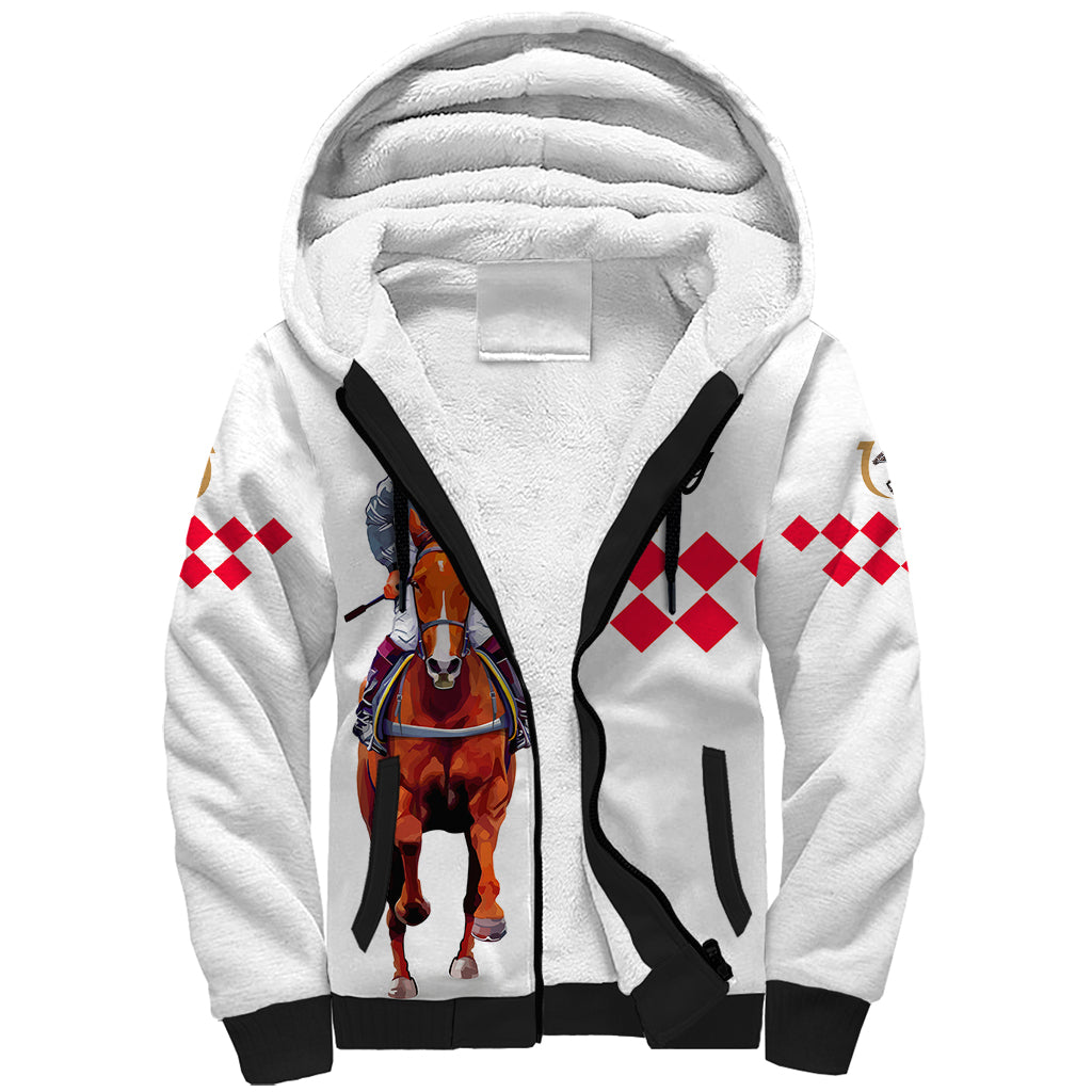 Kentucky Horse Racing Sherpa Hoodie LT6 - Wonder Print Shop