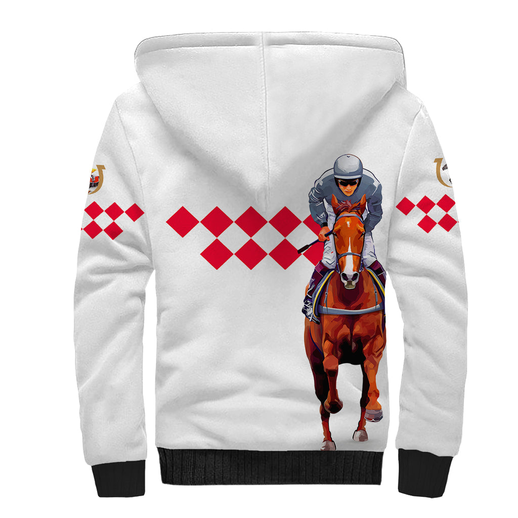 Kentucky Horse Racing Sherpa Hoodie LT6 - Wonder Print Shop