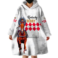 Kentucky Horse Racing Wearable Blanket Hoodie LT6 - Wonder Print Shop
