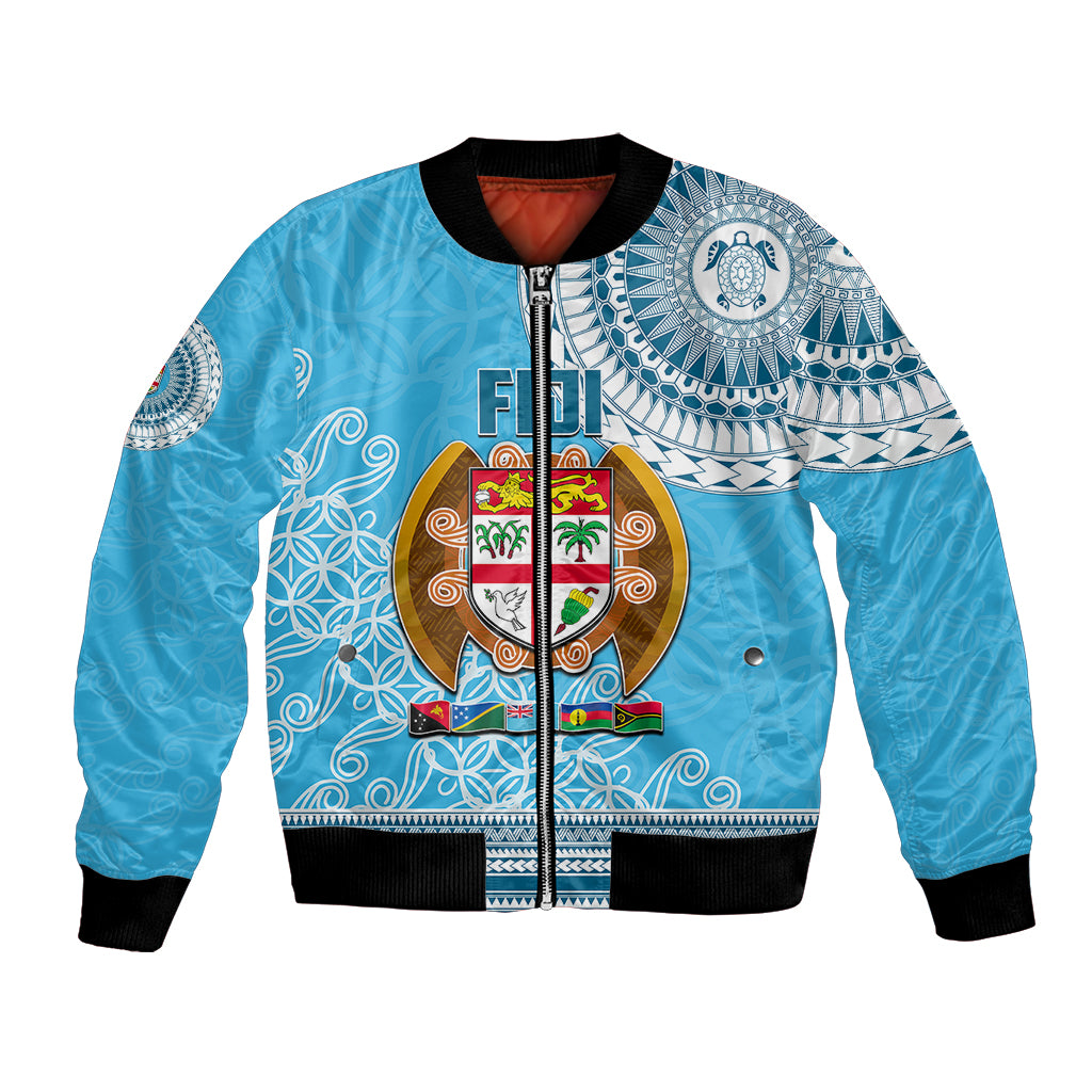 Fiji Bomber Jacket Melanesian Festival 2023 LT6 - Wonder Print Shop