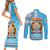 Fiji Couples Matching Short Sleeve Bodycon Dress and Long Sleeve Button Shirts Melanesian Festival 2023 LT6 - Wonder Print Shop