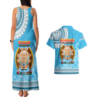 Fiji Couples Matching Tank Maxi Dress And Hawaiian Shirt Melanesian Festival 2023 LT6 - Wonder Print Shop