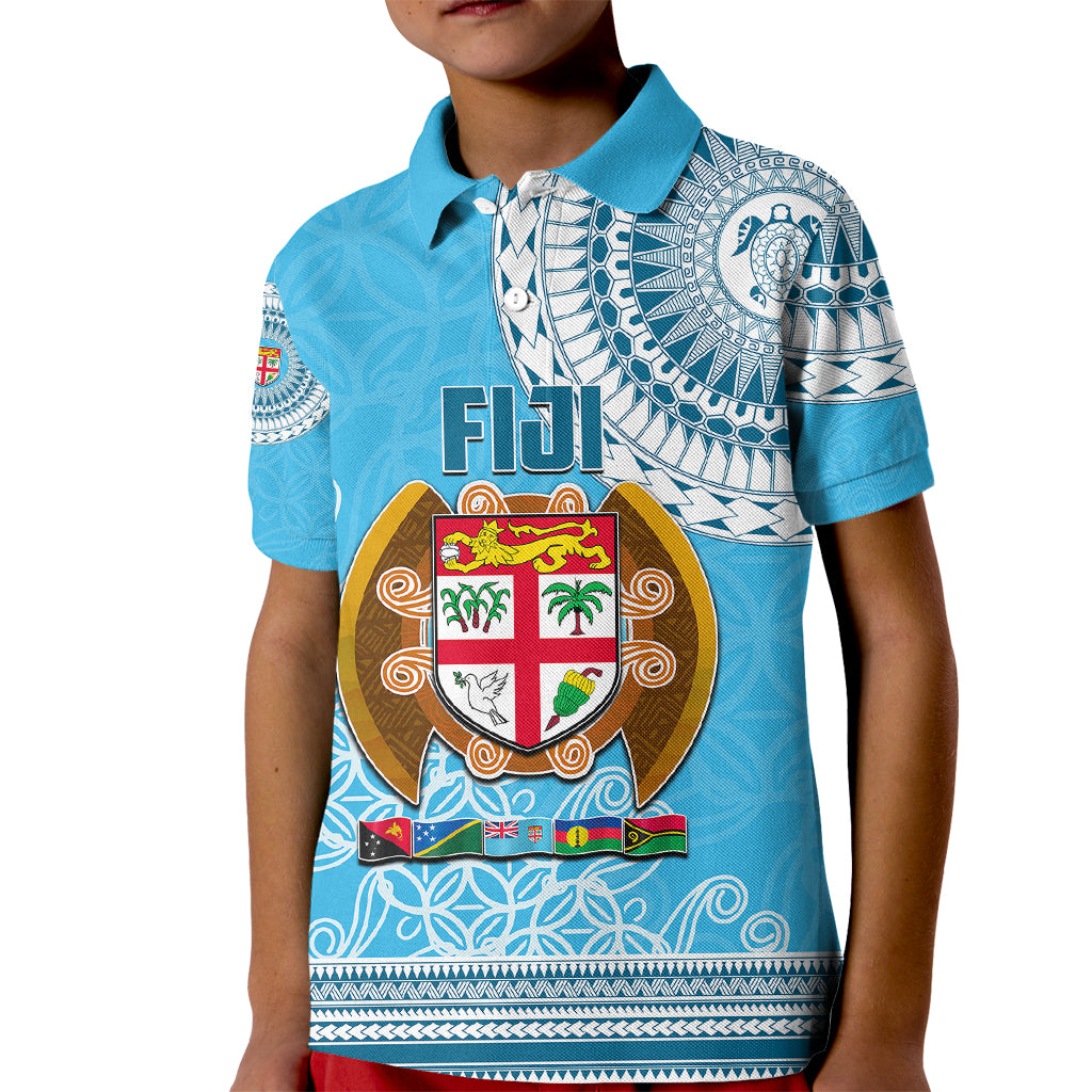 Fiji Kid Polo Shirt Melanesian Festival 2023 LT6 - Wonder Print Shop
