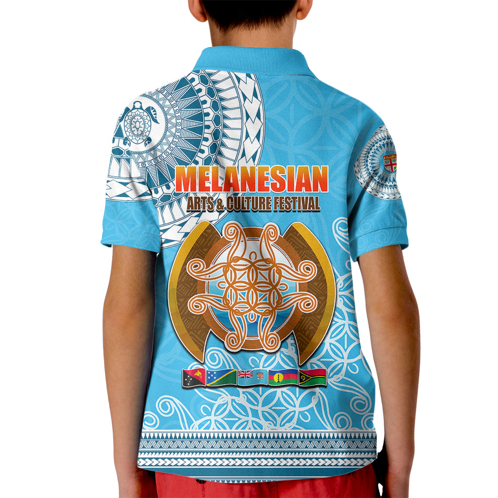 Fiji Kid Polo Shirt Melanesian Festival 2023 LT6 - Wonder Print Shop