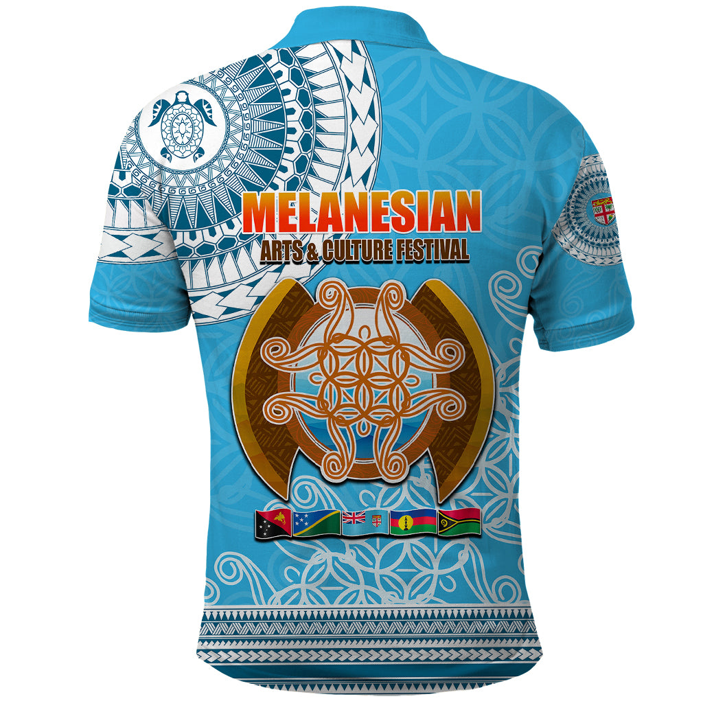 Fiji Polo Shirt Melanesian Festival 2023 LT6 - Wonder Print Shop