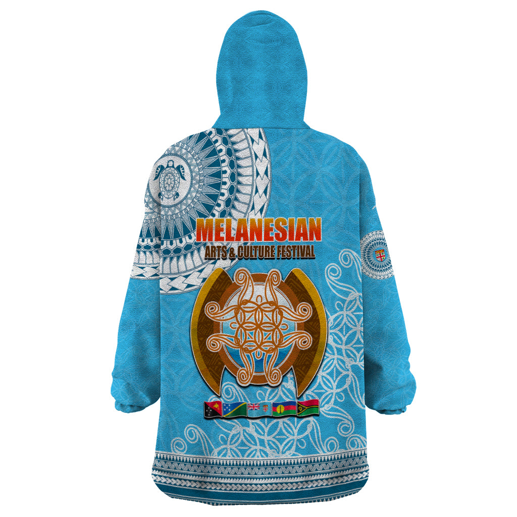 Fiji Wearable Blanket Hoodie Melanesian Festival 2023 LT6 - Wonder Print Shop