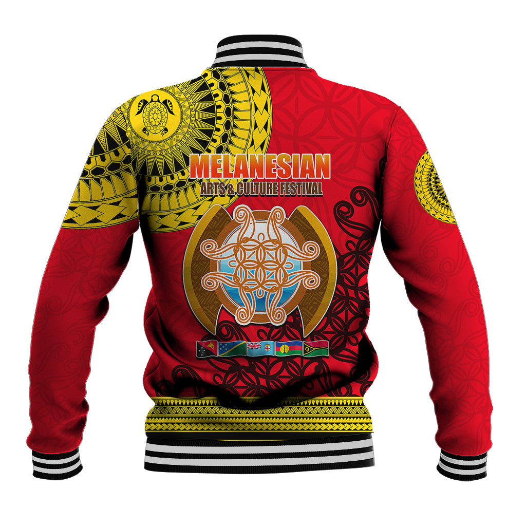 Papua New Guinea Baseball Jacket Melanesian Festival 2023 LT6 - Wonder Print Shop