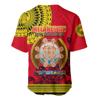 Papua New Guinea Baseball Jersey Melanesian Festival 2023 LT6 - Wonder Print Shop