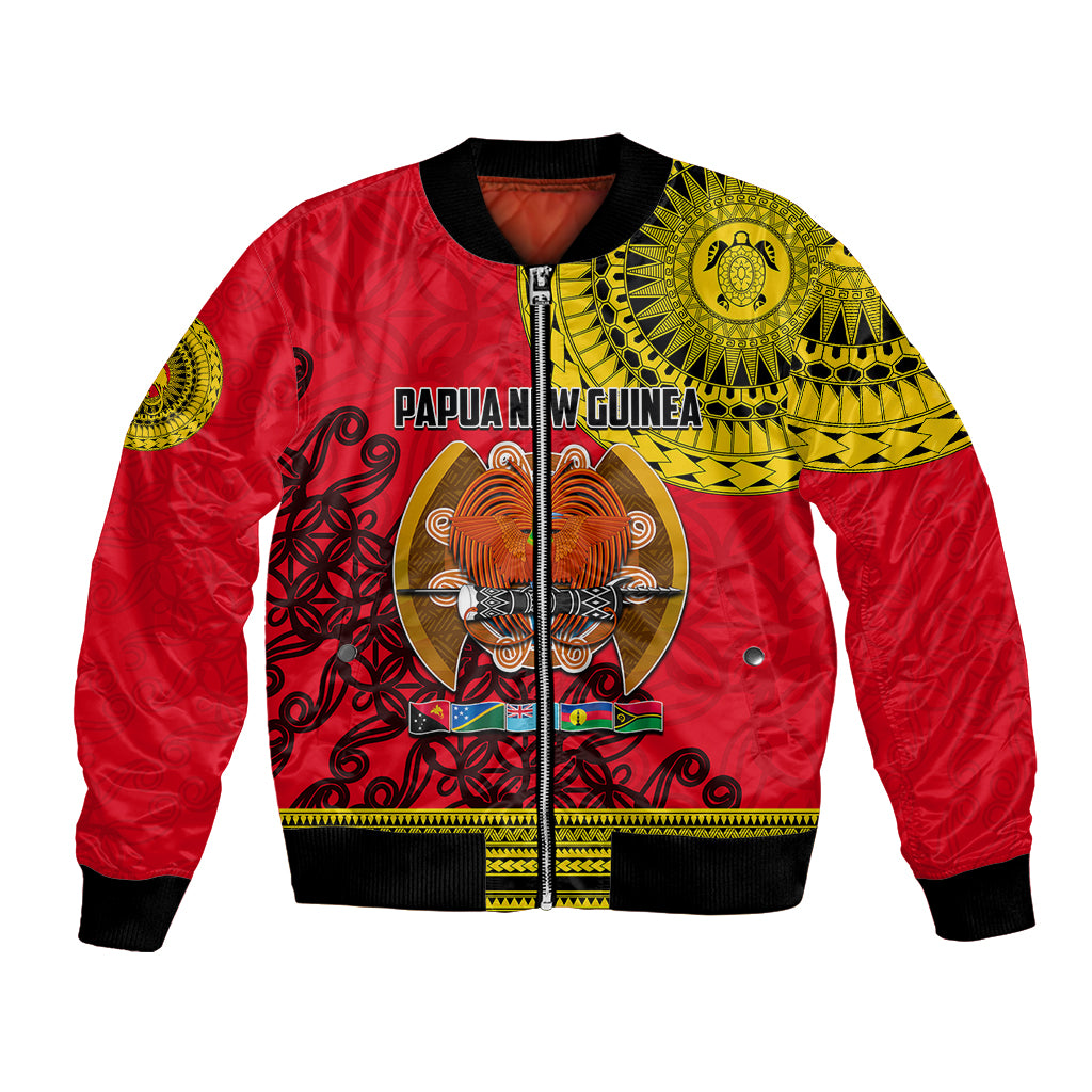 Papua New Guinea Bomber Jacket Melanesian Festival 2023 LT6 - Wonder Print Shop