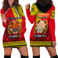 Papua New Guinea Hoodie Dress Melanesian Festival 2023 LT6 - Wonder Print Shop