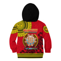 Papua New Guinea Kid Hoodie Melanesian Festival 2023 LT6 - Wonder Print Shop