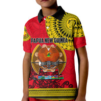 Papua New Guinea Kid Polo Shirt Melanesian Festival 2023 LT6 - Wonder Print Shop