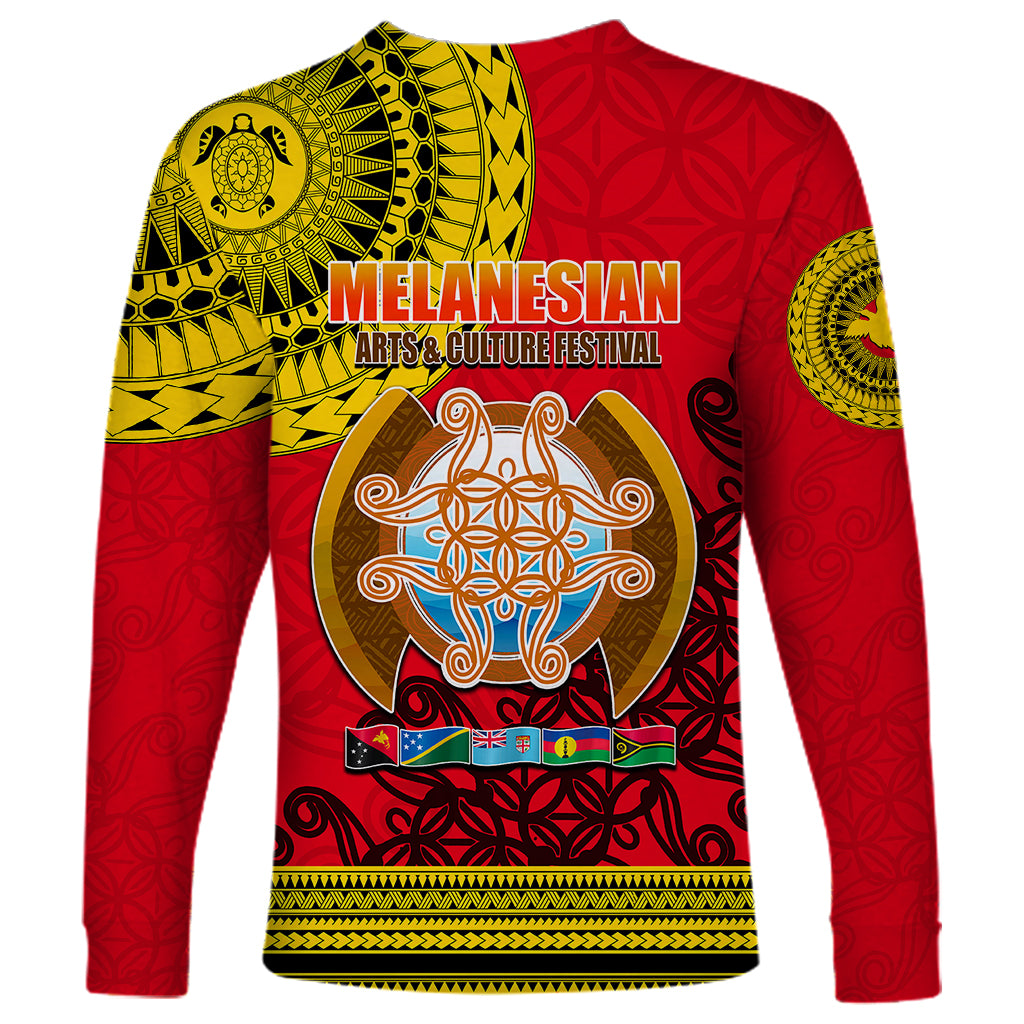 Papua New Guinea Long Sleeve Shirt Melanesian Festival 2023 LT6 - Wonder Print Shop