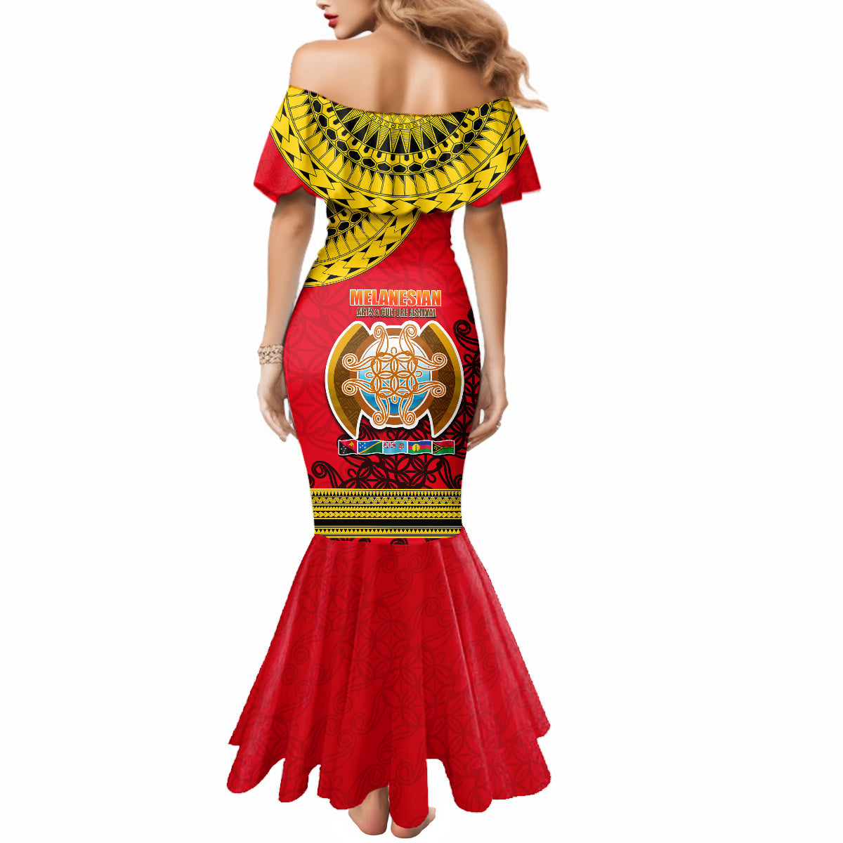 Papua New Guinea Mermaid Dress Melanesian Festival 2023 LT6 - Wonder Print Shop