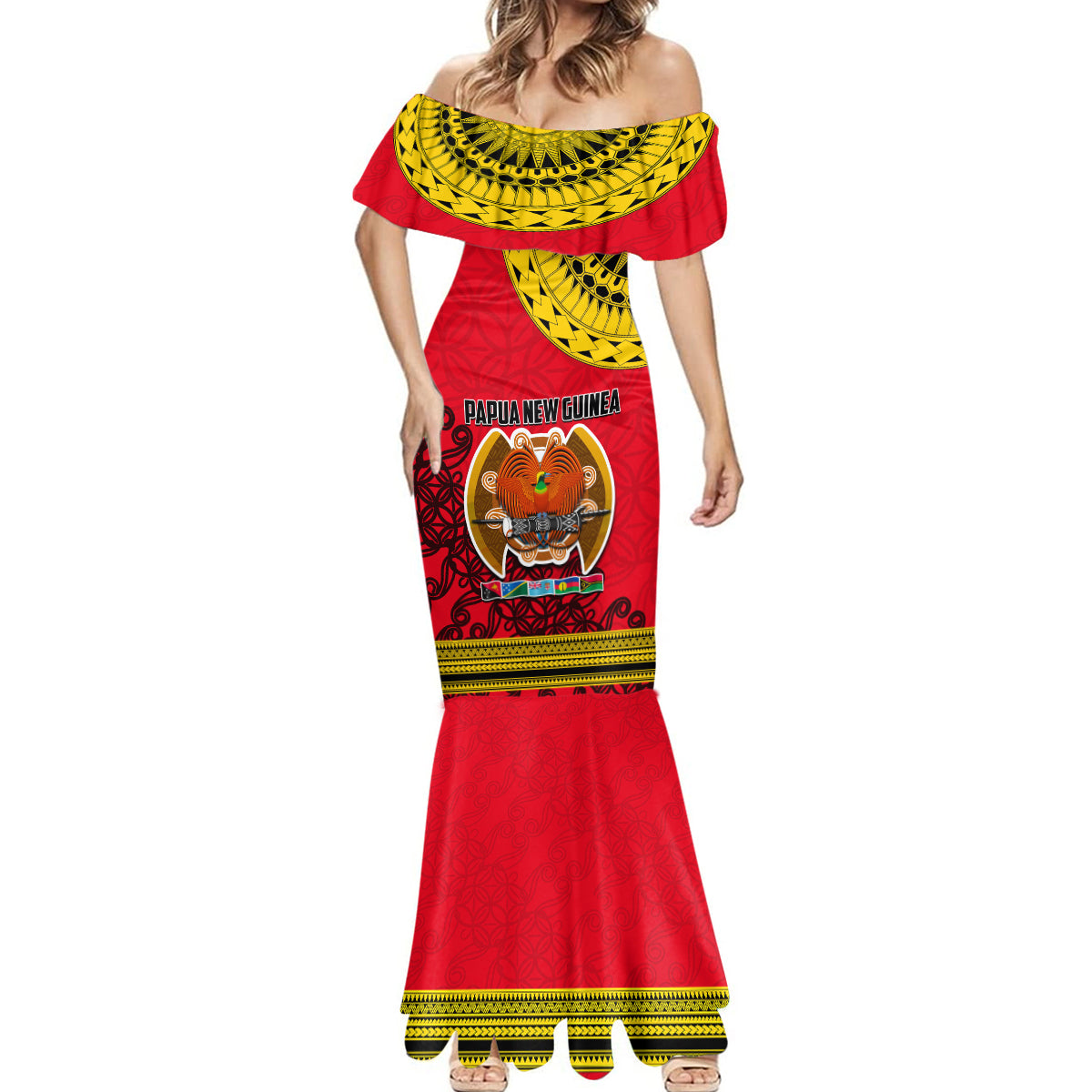 Papua New Guinea Mermaid Dress Melanesian Festival 2023 LT6 - Wonder Print Shop