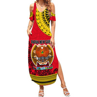 Papua New Guinea Summer Maxi Dress Melanesian Festival 2023 LT6 - Wonder Print Shop