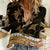 Polynesian Tribal Women Casual Shirt with Sharks Tattoo Gold LT6 - Wonder Print Shop