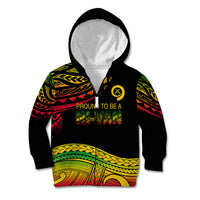 Custom Tribal Vanuatu Kid Hoodie Pround To Be A Ni-Van LT6 - Wonder Print Shop