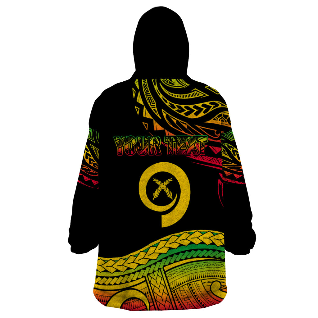 Custom Tribal Vanuatu Wearable Blanket Hoodie Pround To Be A Ni-Van LT6 - Wonder Print Shop