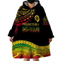 Custom Tribal Vanuatu Wearable Blanket Hoodie Pround To Be A Ni-Van LT6 - Wonder Print Shop