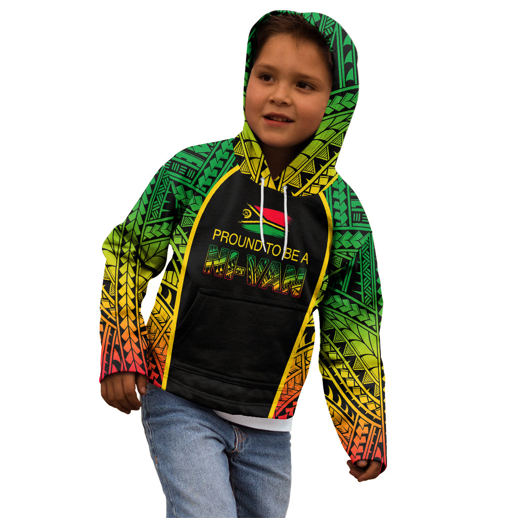 Custom Vanuatu Kid Hoodie Pround To Be A Ni-Van LT6 - Wonder Print Shop