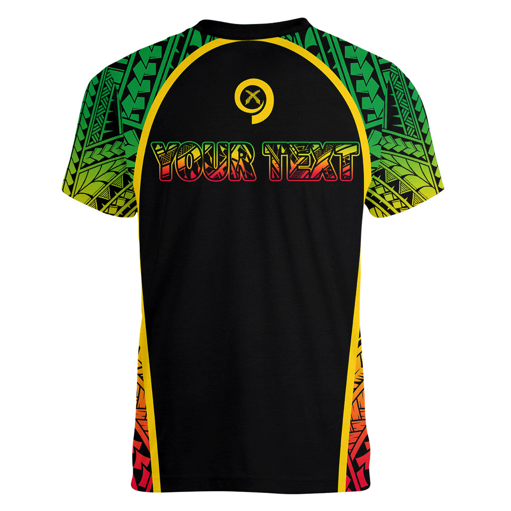 Custom Vanuatu Women V Neck T Shirt Pround To Be A Ni-Van LT6 - Wonder Print Shop