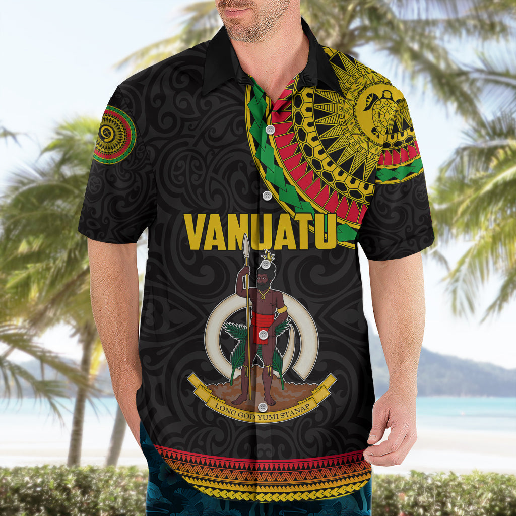 Custom Vanuatu Hawaiian Shirt Polynesia Circle LT6 - Wonder Print Shop