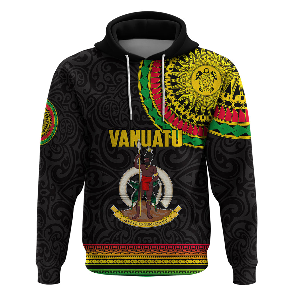 Custom Vanuatu Hoodie Polynesia Circle LT6 - Wonder Print Shop
