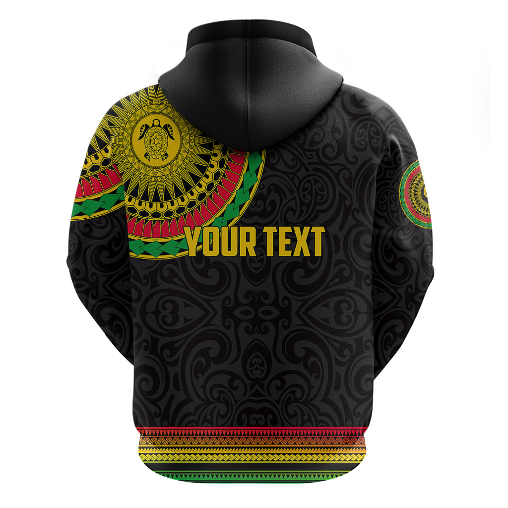 Custom Vanuatu Hoodie Polynesia Circle LT6 - Wonder Print Shop