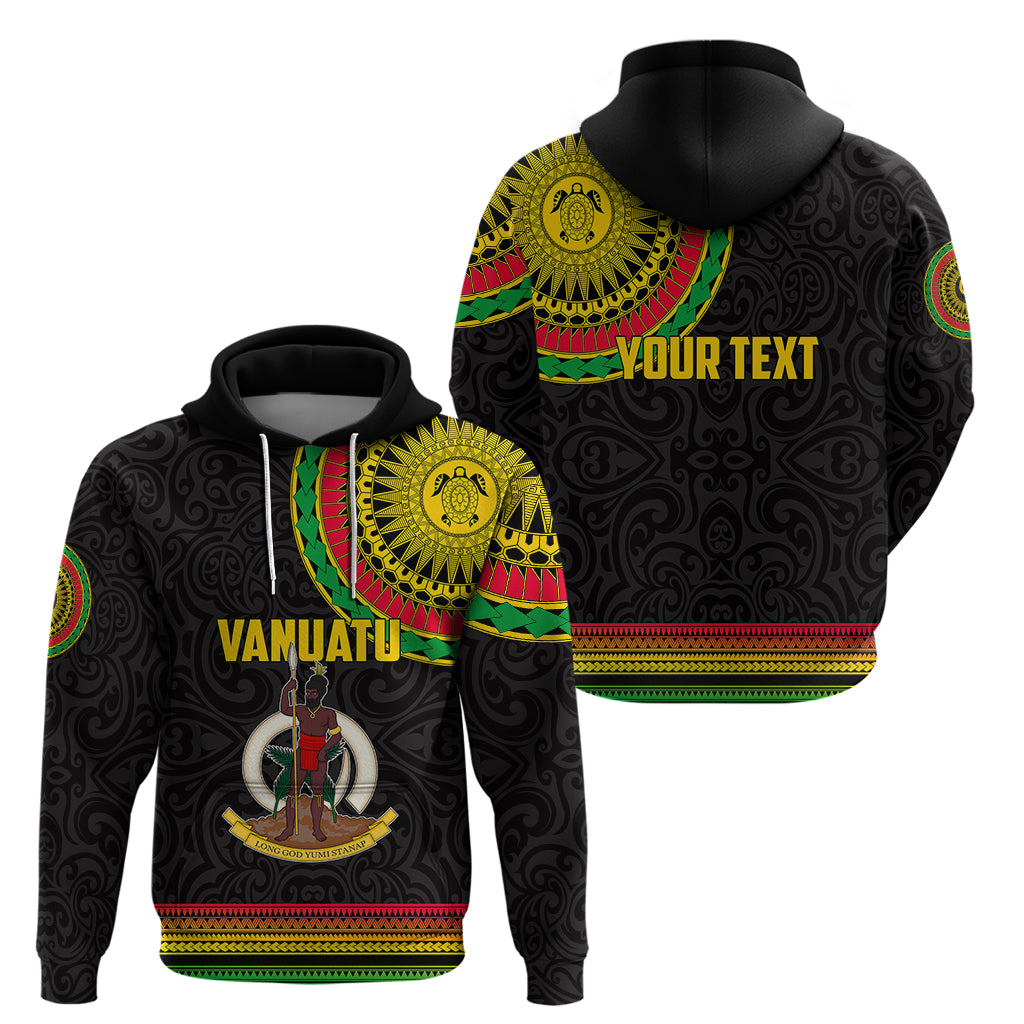 Custom Vanuatu Hoodie Polynesia Circle LT6 - Wonder Print Shop