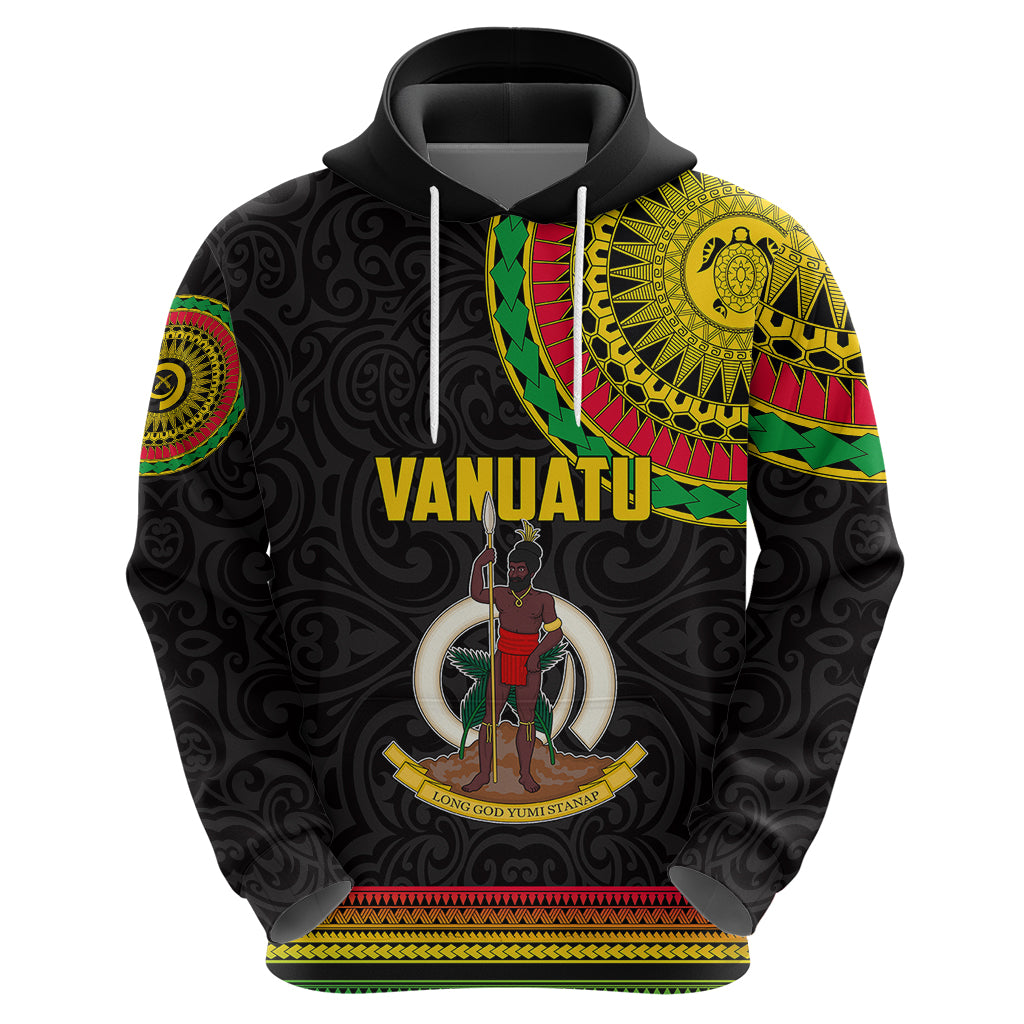 Custom Vanuatu Hoodie Polynesia Circle LT6 - Wonder Print Shop