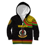 Custom Vanuatu Kid Hoodie Polynesia Circle LT6 - Wonder Print Shop