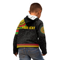 Custom Vanuatu Kid Hoodie Polynesia Circle LT6 - Wonder Print Shop