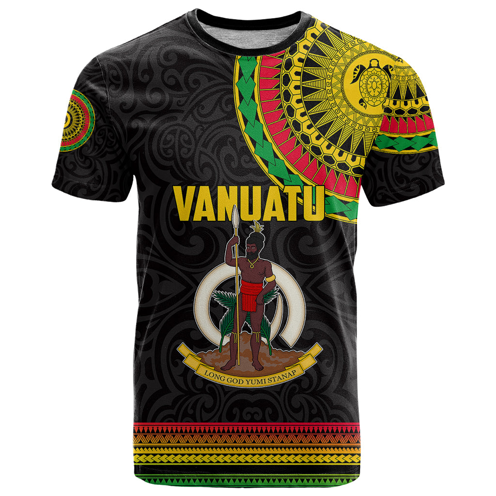 Custom Vanuatu T Shirt Polynesia Circle LT6 - Wonder Print Shop