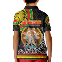 Vanuatu Kid Polo Shirt Melanesian Festival LT6 - Wonder Print Shop