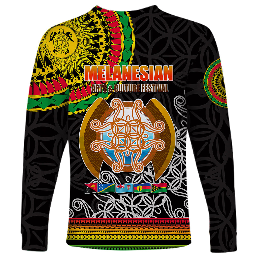 Vanuatu Long Sleeve Shirt Melanesian Festival LT6 - Wonder Print Shop